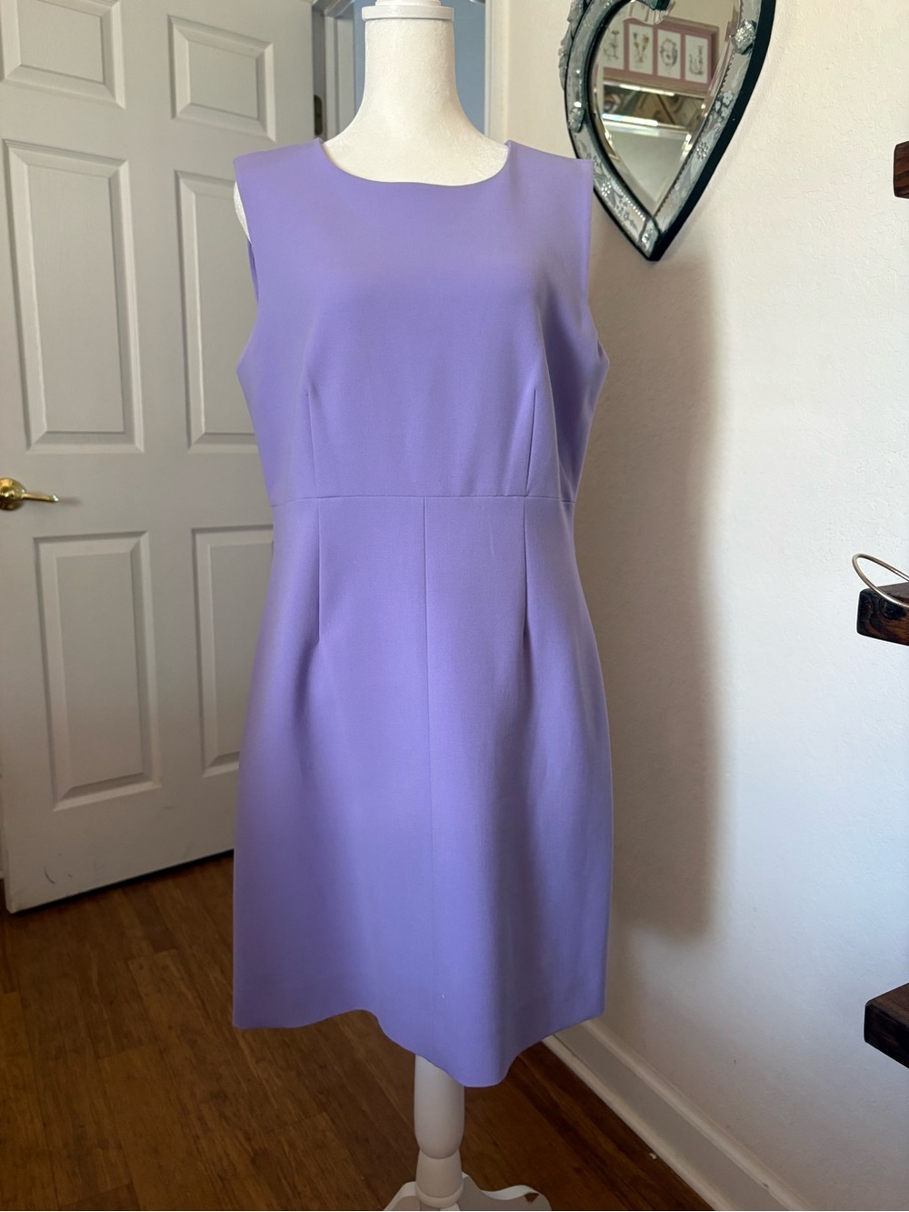 Diane Von Furstenberg Lilac Carrie Sleeveless Sheath Dress